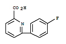 6-(4-氟苯基)甲酸吡啶结构式_863704-60-3结构式