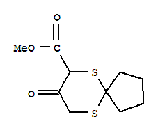 8-氧代-6,10-二硫杂-螺[4.5]癸烷-7-羧酸甲酯结构式_864685-21-2结构式