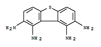 二苯并[b,d]噻吩-1,2,8,9-四胺结构式_866363-55-5结构式