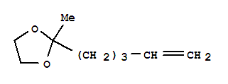 1,3-Dioxolane, 2-methyl-2-(4-pentenyl)-(9ci)Structure,86646-44-8Structure 1,3-Dioxolane, 2-methyl-2-(4-pentenyl)-(9ci) Structure,86646-44-8Structure