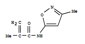 (9ci)-2-甲基-n-(3-甲基-5-异噁唑基)-2-丙酰胺结构式_86685-07-6结构式