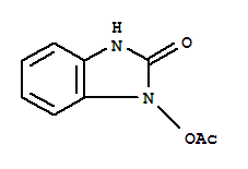 (9ci)-1-(乙酰基氧基)-1,3-二氢-2H-苯并咪唑-2-酮结构式_86690-38-2结构式
