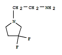 2-(3,3-二氟-1-吡咯烷)-乙胺结构式_867008-81-9结构式