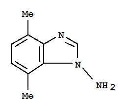 (9ci)-4,7-二甲基-1H-苯并咪唑-1-胺结构式_86979-03-5结构式