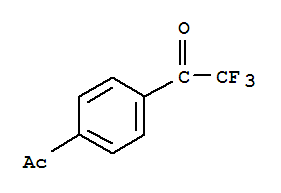 (9ci)-1-(4-乙酰基苯基)-2,2,2-三氟-乙酮结构式_86988-49-0结构式