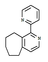 1-(吡啶-2-基)-6,7,8,9-四氢-5H-环庚[c]吡啶结构式_871798-85-5结构式
