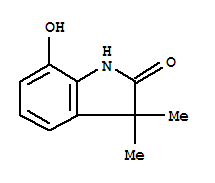 (9ci)-1,3-二氢-7-羟基-3,3-二甲基-2H-吲哚-2-酮结构式_87234-74-0结构式