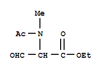 Malonaldehy二c acid,n-甲基乙酰氨基-,乙酯 (5ci)结构式_872790-47-1结构式