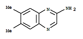 (5CI)-2-氨基-6,7-二甲基喹噁啉结构式_874499-50-0结构式