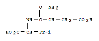 (5CI)-3-氨基-N-(1-羧基-2-甲基丙基)-琥珀酰胺酸结构式_874504-15-1结构式