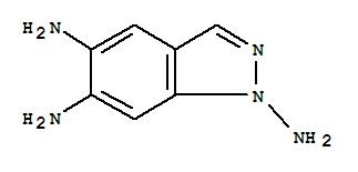 1H-吲唑-1,5,6-三胺结构式_877471-83-5结构式