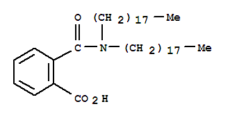 2-[(二辛酰基氨基)羰基]苯甲酸结构式_87787-81-3结构式