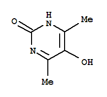 (9ci)-5-羟基-4,6-二甲基-2(1H)-嘧啶酮结构式_87814-02-6结构式