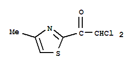 (9ci)-2,2-二氯-1-(4-甲基-2-噻唑)-乙酮结构式_87830-82-8结构式