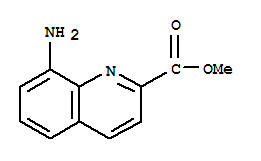 (9ci)-8-氨基-2-喹啉羧酸甲酯结构式_87831-39-8结构式
