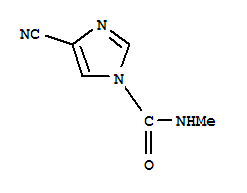 (9ci)-4-氰基-n-甲基-1H-咪唑-1-羧酰胺结构式_87864-83-3结构式