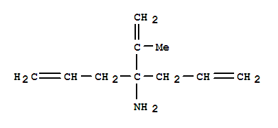 4-(1-甲基乙烯)-1,6-庚二烯-4-胺结构式_880261-91-6结构式