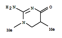 (9ci)-2-氨基-5,6-二氢-1,5-二甲基-4(1H)-嘧啶酮结构式_88075-54-1结构式 (9ci)-2-氨基-5,6-二氢-1,5-二甲基-4(1H)-嘧啶酮结构式_88075-54-1结构式