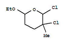 (9ci)-2,3-二氯-6-乙氧基四氢-3-甲基-2H-吡喃结构式_88083-40-3结构式