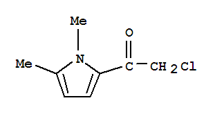 (9ci)-2-氯-1-(1,5-二甲基-1H-吡咯-2-基)-乙酮结构式_88098-22-0结构式