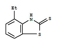 (9ci)-4-乙基-2(3H)-苯并噻唑硫酮结构式_88190-78-7结构式