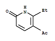 (9ci)-5-乙酰基-6-乙基-2(1H)-吡啶酮结构式_88302-13-0结构式