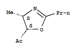 顺式-(9ci)-1-(4,5-二氢-4-甲基-2-丙基-5-噁唑)-乙酮结构式_88309-25-5结构式
