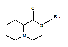 (9ci)-2-乙基六氢-2H-吡啶并[1,2-a]吡嗪-1(6h)-酮结构式_88327-88-2结构式