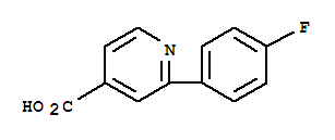 2-(4-氟苯基)异烟酸结构式_883528-25-4结构式