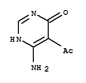 (7ci)-4-氨基-6-羟基-5-嘧啶甲酮结构式_88394-02-9结构式