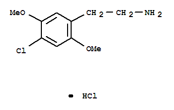 2-(4-氯-2,5-二甲氧基苯基)乙胺盐酸盐结构式_88441-15-0结构式