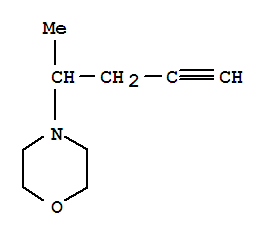 (9ci)-4-(1-甲基-3-丁炔基)-吗啉结构式_88472-68-8结构式