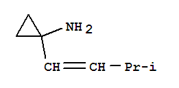 (E)-1-(3-甲基-1-丁烯)环丙烷胺结构式_885268-21-3结构式