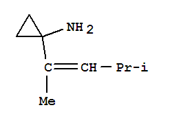 (E)-1-(4-甲基-2-戊烯-2-基)环丙烷胺结构式_885268-27-9结构式