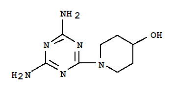 1-(4,6-二氨基-1,3,5-三氮杂-2-基)-4-哌啶醇结构式_885268-31-5结构式