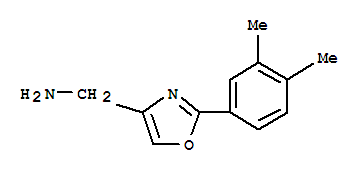 2-(3,4-Dimethyl-phenyl)-oxazol-4-yl-methylamineStructure,885273-38-1Structure 2-(3,4-Dimethyl-phenyl)-oxazol-4-yl-methylamine Structure,885273-38-1Structure