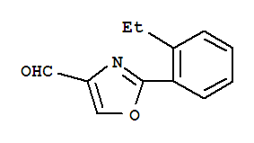 2-(2-乙基苯基)-噁唑-4-甲醛结构式_885274-24-8结构式