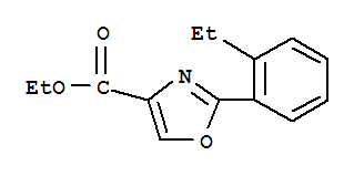 2-(2-乙基苯基)-噁唑-4-羧酸乙酯结构式_885274-58-8结构式