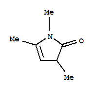 (9ci)-1,3-二氢-1,3,5-三甲基-2H-吡咯-2-酮结构式_88571-44-2结构式