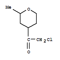 (9ci)-2-氯-1-(四氢-2-甲基-2H-吡喃-4-基)-乙酮结构式_88572-23-0结构式