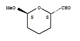 (2s-反式)-(9ci)-四氢-6-甲氧基-2H-吡喃-2-羧醛结构式_88595-34-0结构式