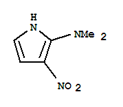 N,N-二甲基-3-硝基-1H-吡咯-2-胺结构式_886036-39-1结构式