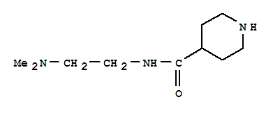 N-[2-(二甲基氨基)乙基]-4-哌啶羧酰胺双盐酸盐结构式_886504-63-8结构式