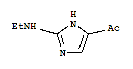 (9ci)-1-[2-(乙基氨基)-1H-咪唑-4-基]-乙酮结构式_88723-12-0结构式