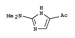 (9ci)-1-[2-(二甲基氨基)-1H-咪唑-4-基]-乙酮结构式_88723-34-6结构式