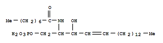 (4E)-3-hydroxy-2-(octanoylamino)-4-octadecen-1-yl dihydrogen phosphateStructure,887353-95-9Structure (4E)-3-hydroxy-2-(octanoylamino)-4-octadecen-1-yl dihydrogen phosphate Structure,887353-95-9Structure