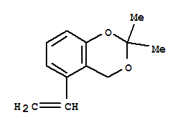 (9ci)-5-乙烯-2,2-二甲基-4H-1,3-苯并二噁英结构式_887577-10-8结构式
