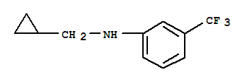 环丙基甲基-(3-三氟甲基-苯基)-胺盐酸盐结构式_887590-43-4结构式