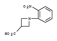 1-(2-硝基苯基)-氮杂丁烷-3-羧酸结构式_887595-94-0结构式