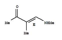 (e)-(9ci)-3-甲基-4-(甲基氨基)-3-丁烯-2-酮结构式_89029-67-4结构式